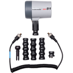 Flash DS51 IKELITE + Bras Flex + Cordon