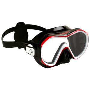 Masque REVEAL 1 AQUALUNG Noir Rouge