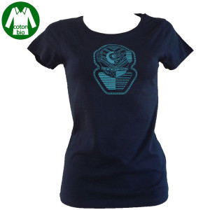 T-Shirt UNDERWATER MARINE NARKOZ Dame Bleu