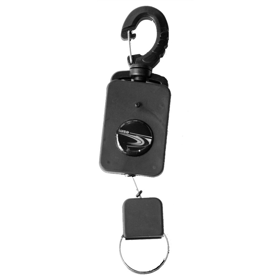 Retractor Métal ESM avec bouton bloquage 