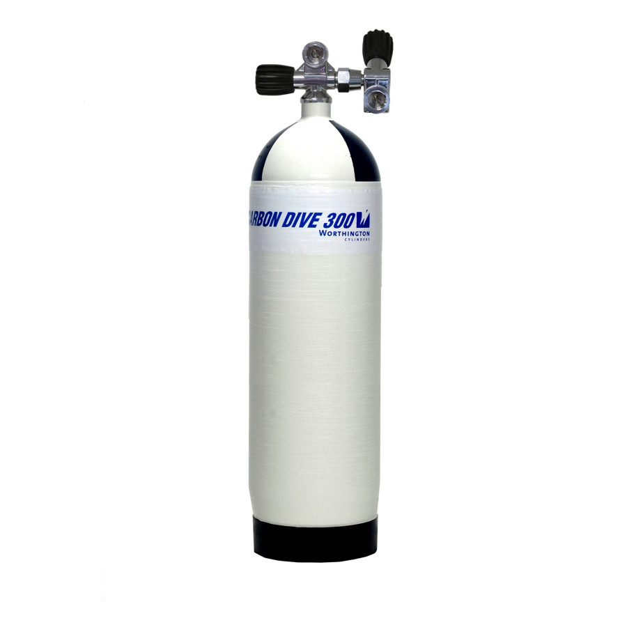 Bouteille 12 Litres CARBONDIVE 2 Sorties