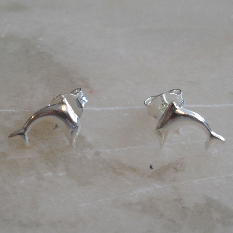 Boucles D'oreilles CLOU DAUPHIN Argent