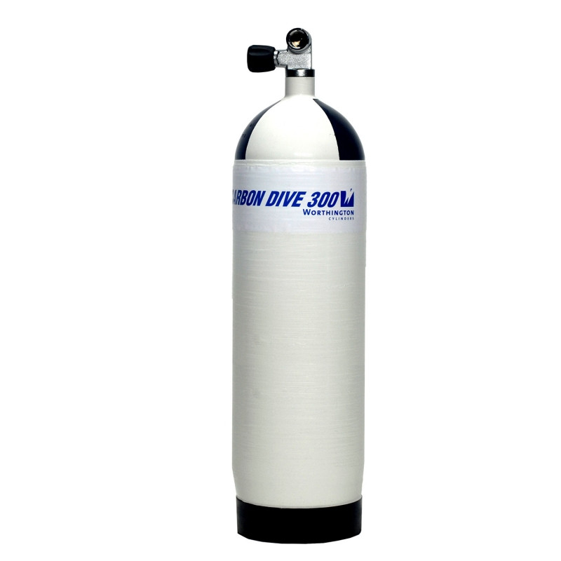Bouteille 10 Litres CARBONDIVE 1 Sortie 300 Bars