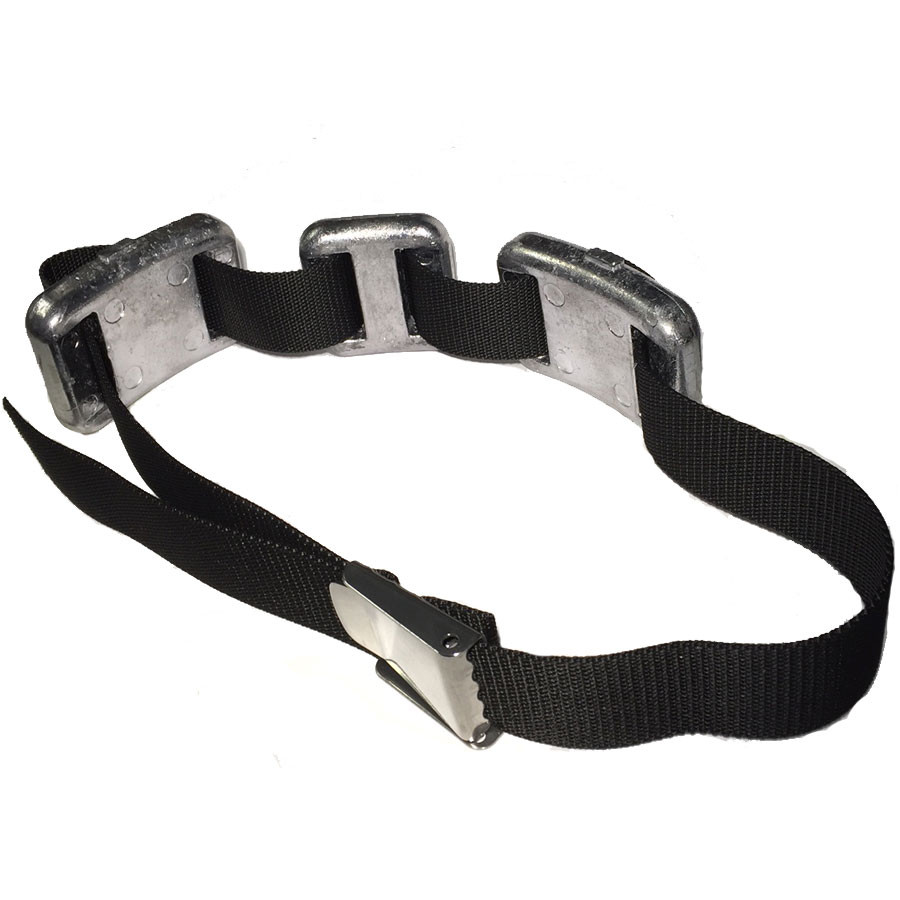 Ceinture lestage Boucle INOX PALANQUEE + 5kg de Plomb