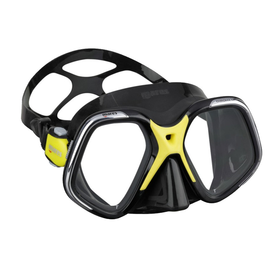 Masque CHROMA UP MARES Noir Jaune