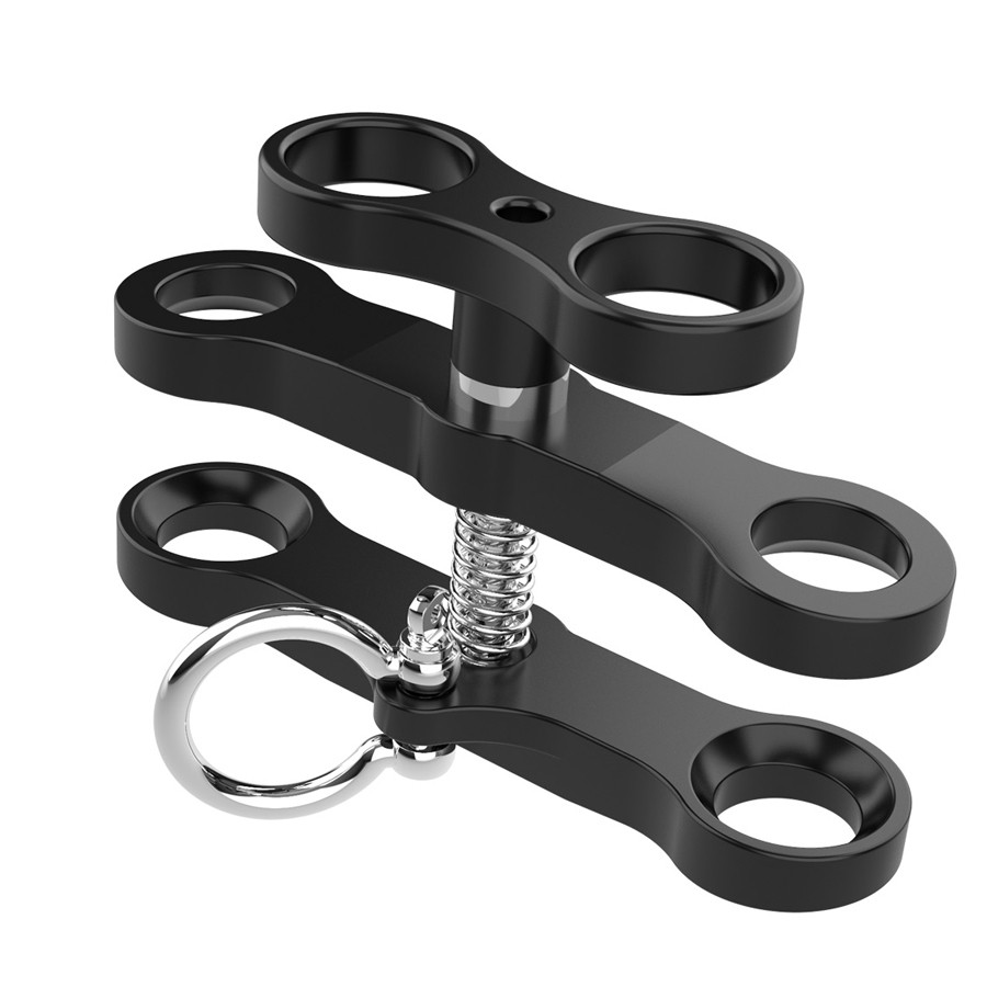 Pince Clamp Alu Double longue DIVEPRO