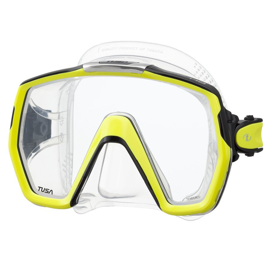 MASQUE FREEDOM HD TUSA Transparent Jaune