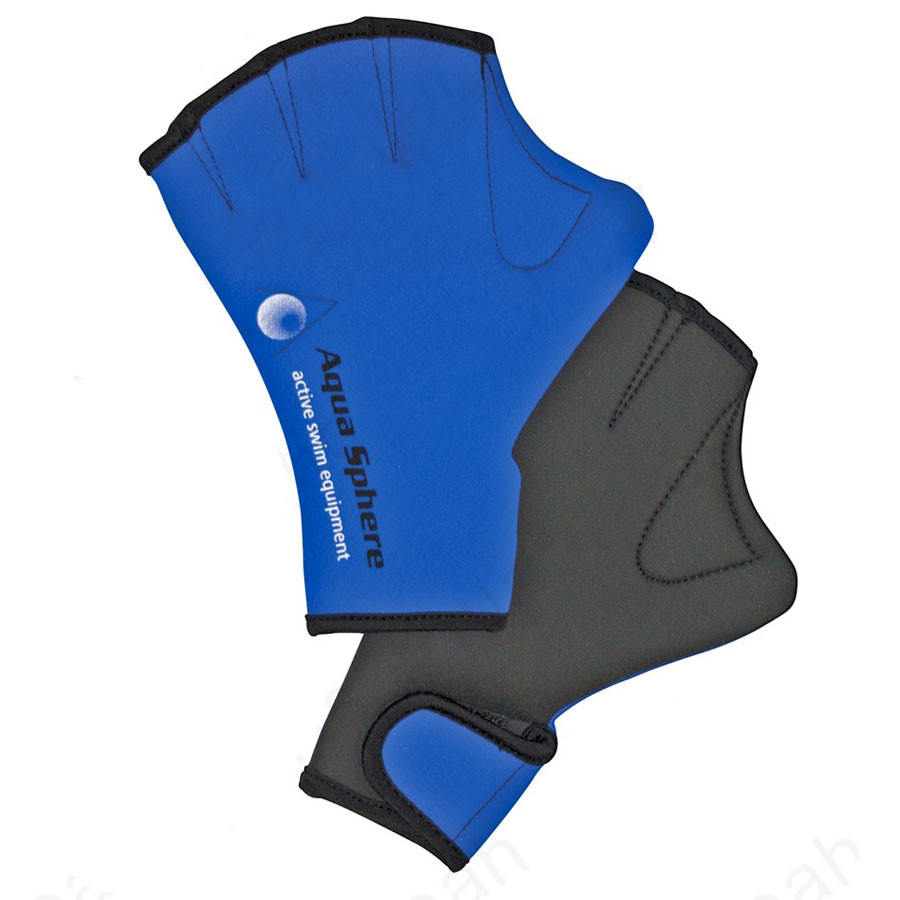 Gants palmés Aquafitness AQUASPHERE S (Bleus ou Gris)