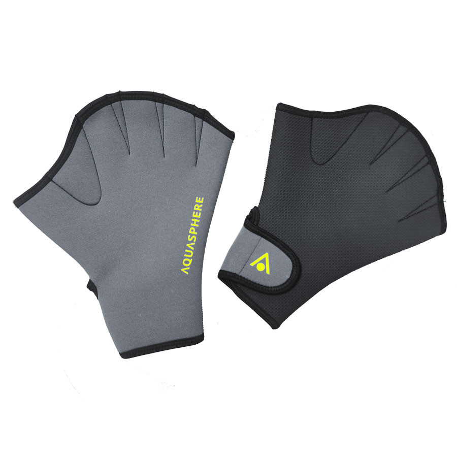 Gants palmés Aquafitness AQUASPHERE M (Bleus ou Gris)