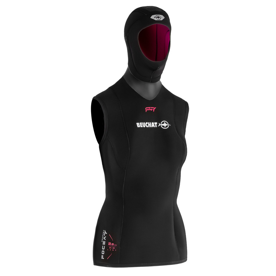 Sous Veste FOCEA 7 BEUCHAT 2.5mm à cagoule Dame