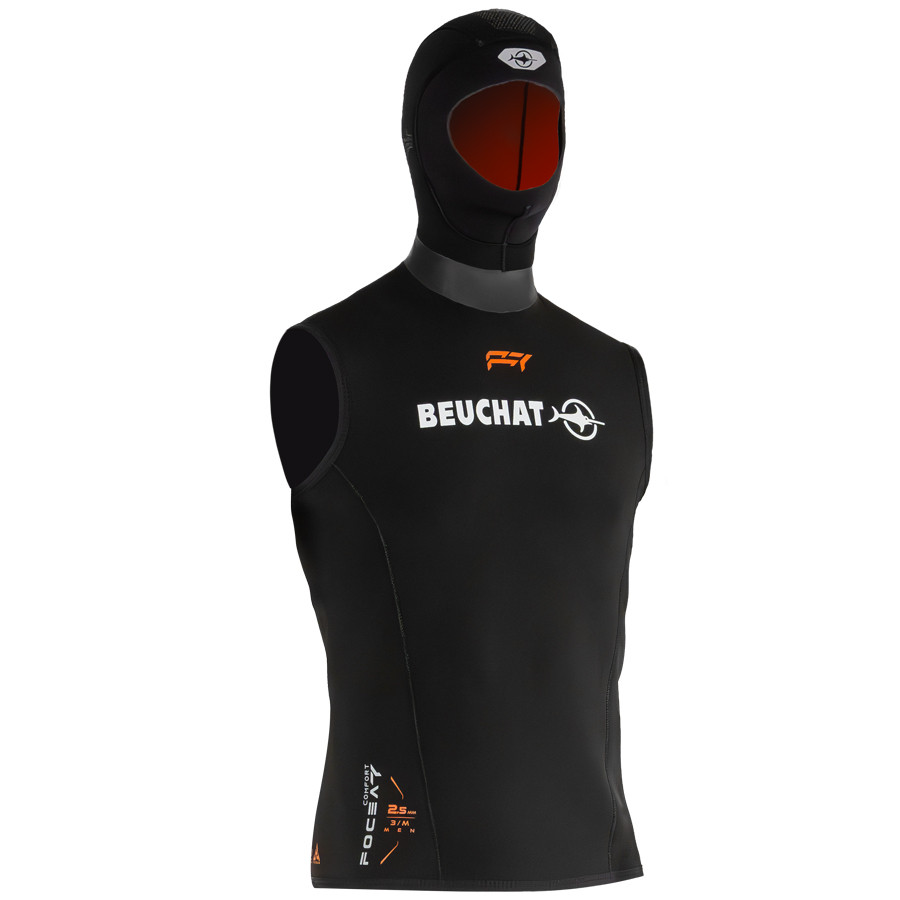 Sous Veste FOCEA 7 BEUCHAT 2.5mm à cagoule Homme