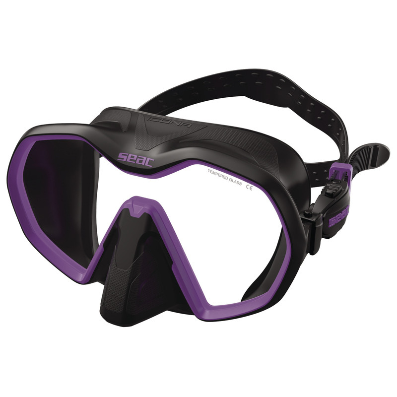 Masque ICONA SEAC Noir Violet