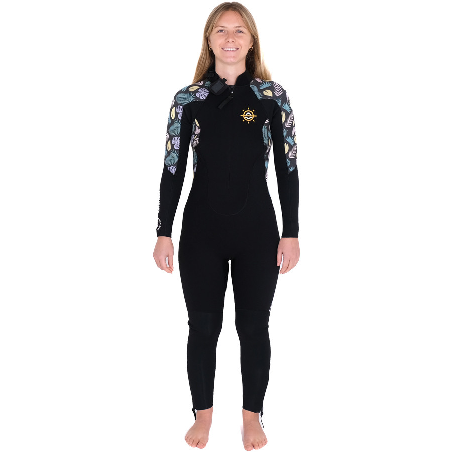 Combinaison ANFIBI Monopièce 4/3 Black Floral Dame S-L