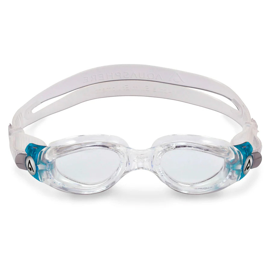 Lunette KAIMAN COMPACT AQUASPHERE Transparent Bleu pour visage fin ou dame