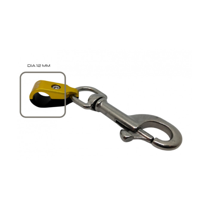 Accroche Flexible KONECT 12 AMX Jaune