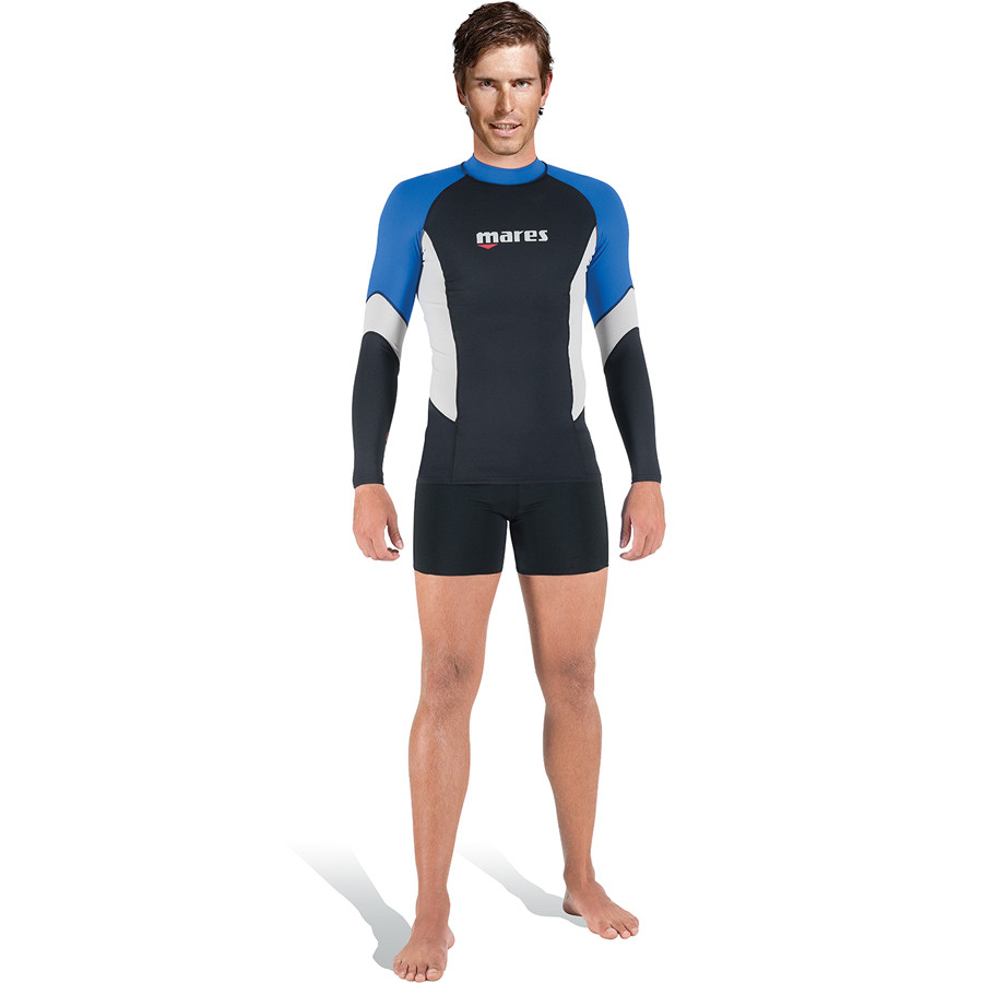 Lycra RASH GUARD MARES UPF 80+ Manches Longues Homme Bleu M