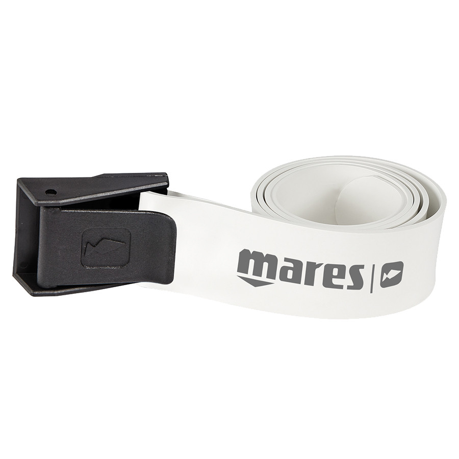 Ceinture MARSEILLAISE MARES Blanche boucle Nylon