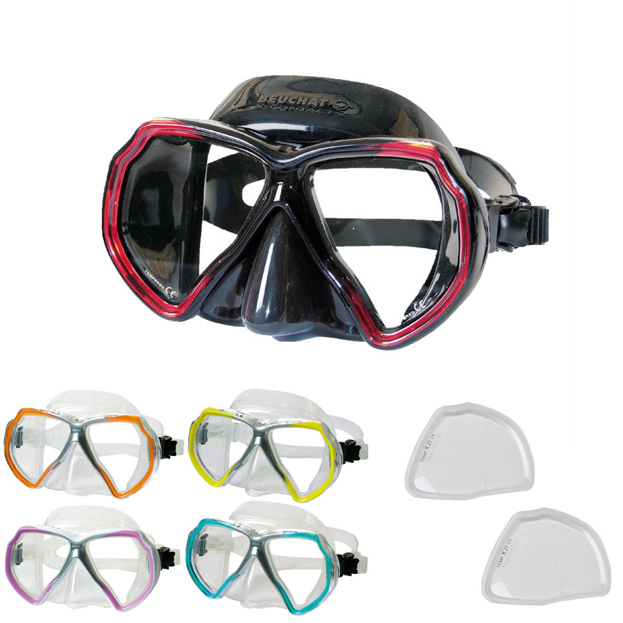 Pack Masque Papeete avec verres correcteurs Aquatys - Plongée - Masques de  plongée correcteur chez Scubazar