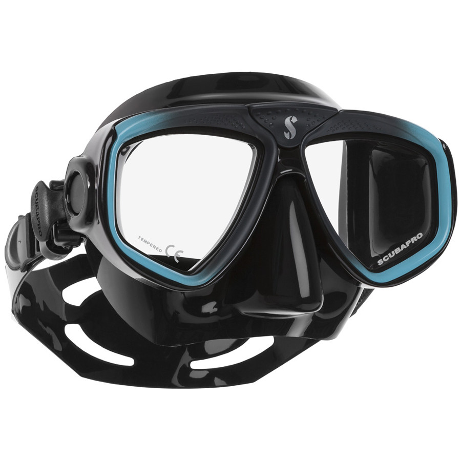 Masque ZOOM EVO SCUBAPRO Noir Turquoise