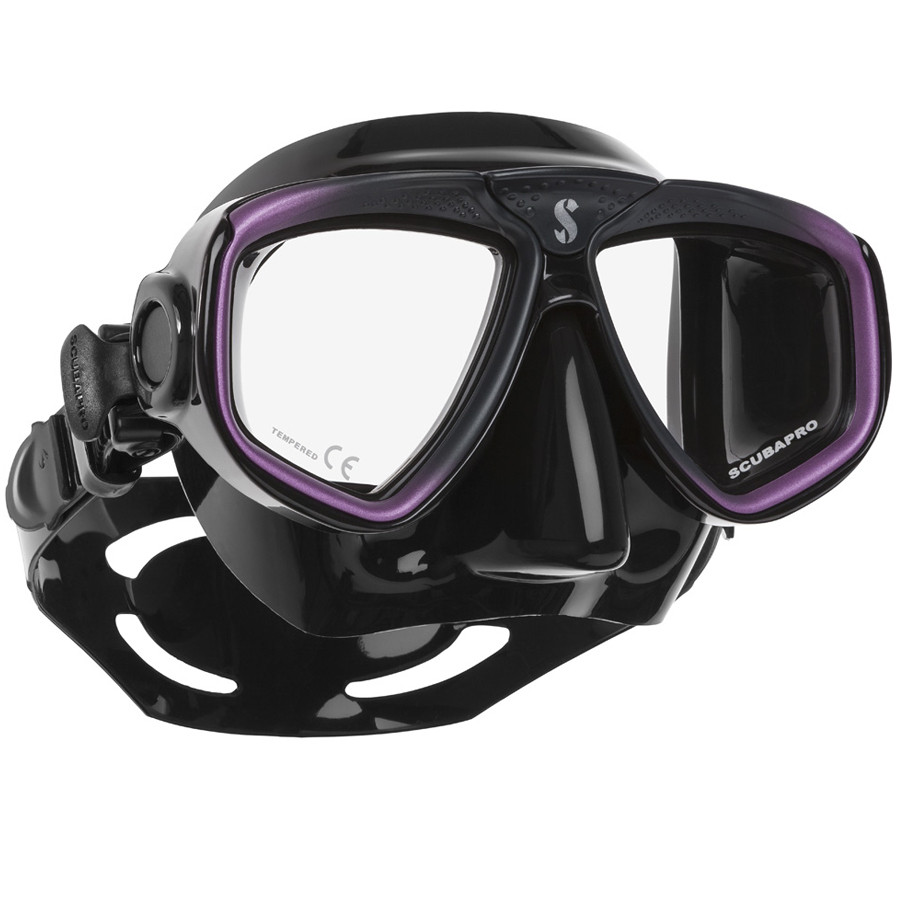 Masque ZOOM EVO de plongée SCUBAPRO Noir Mauve