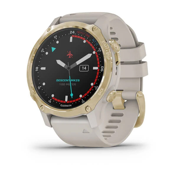 Ordinateur DESCENT MK2s GARMIN Blanc Sable
