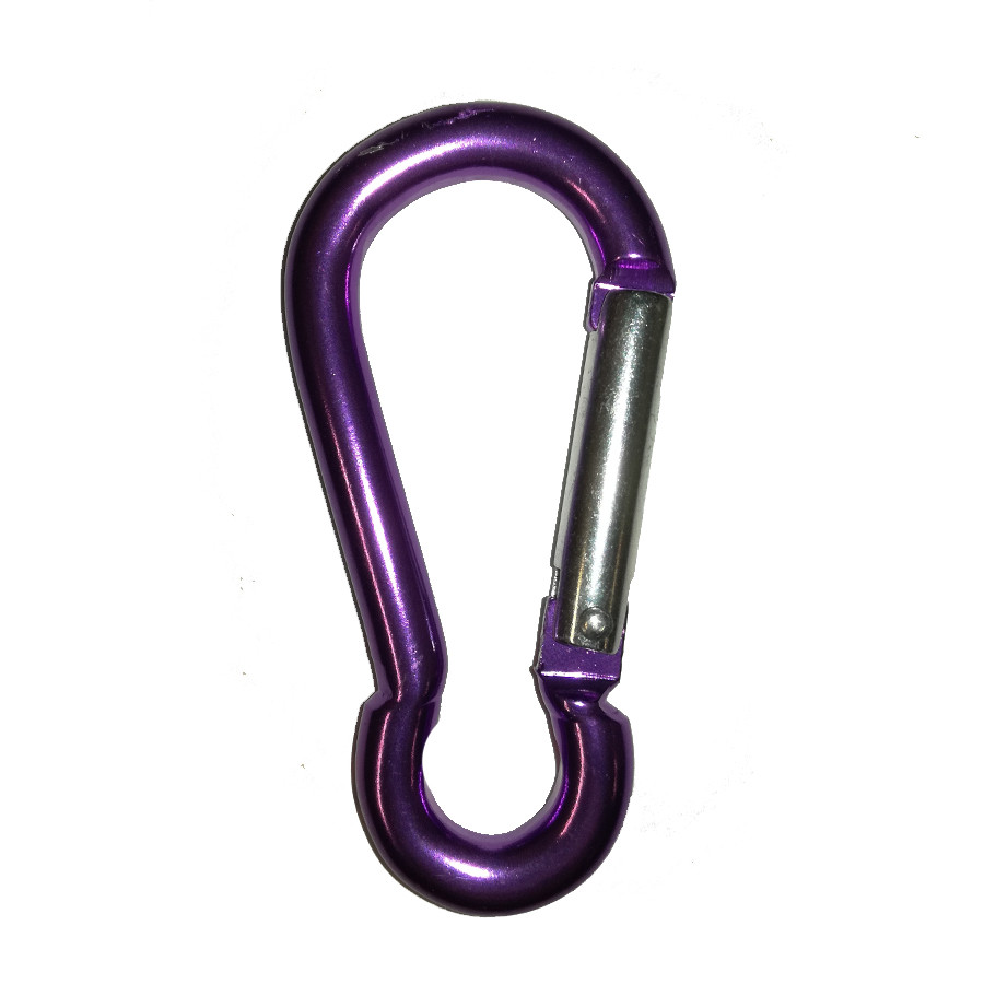 Mousqueton en Alu ESM 60mm Violet