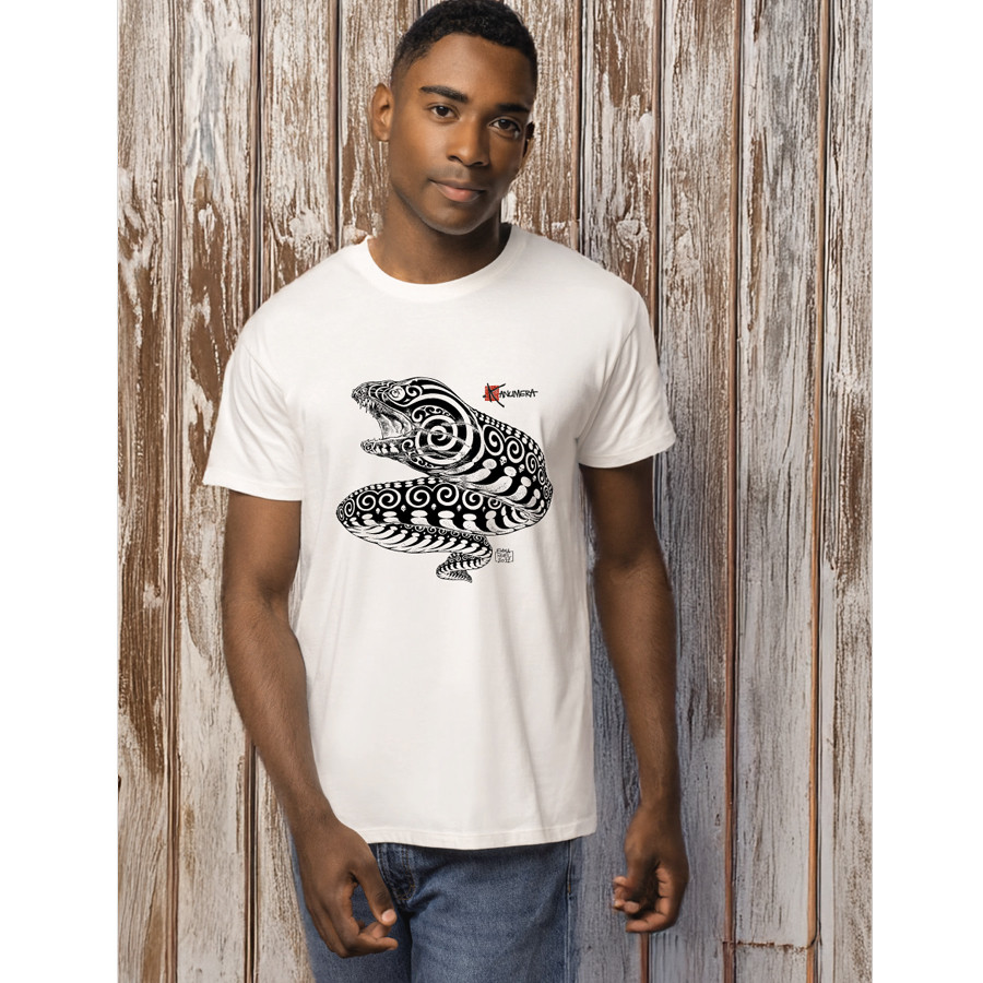 T-Shirt KANUMERA MURENE Homme Blanc