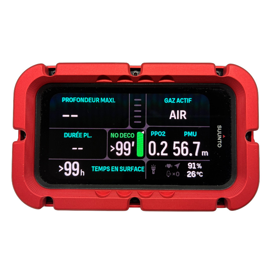 Protection AMX pour Suunto NAUTIC Rouge
