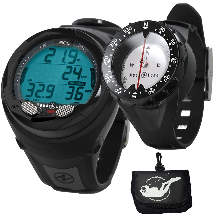 Ordinateur i300 AQUALUNG + Compas Bracelet