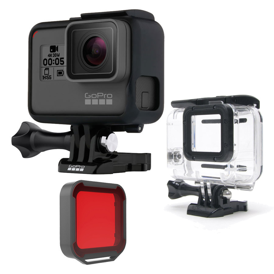 E1635-F - Boîtier étanche 45M pour GoPro Hero 7, sac de plongée