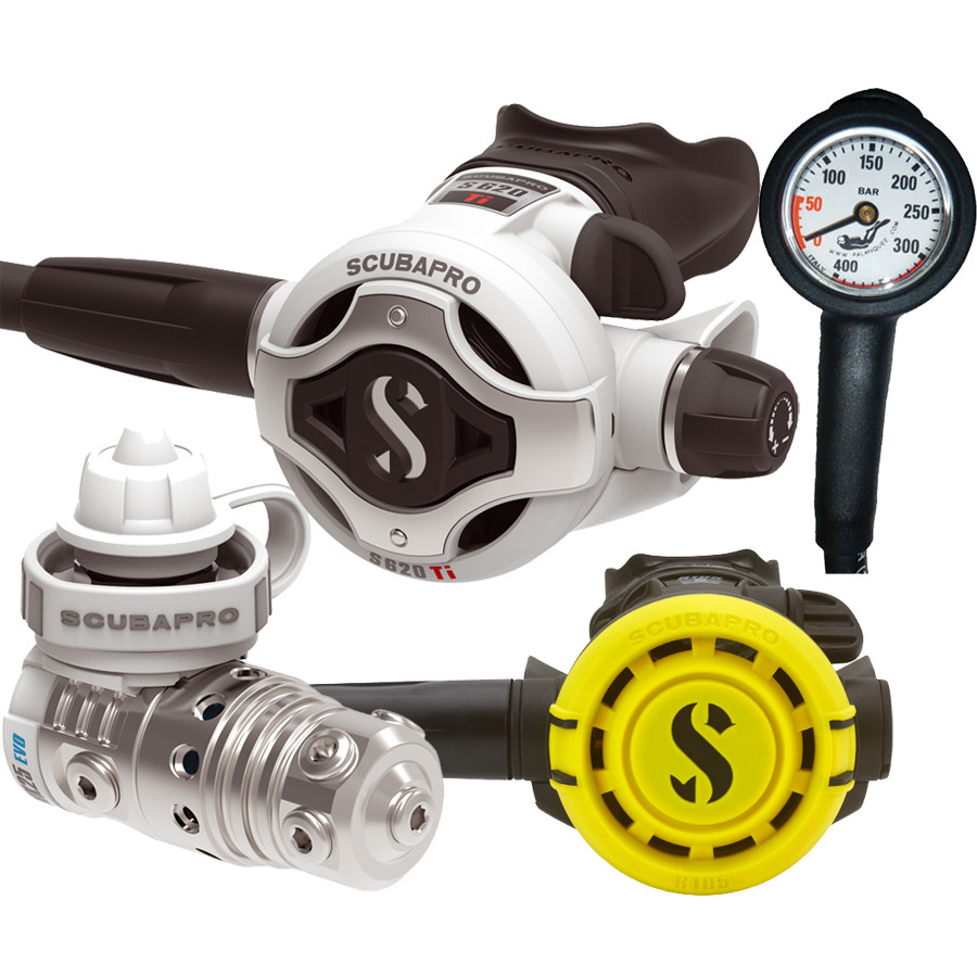 Pack MK25 EVO S620Ti WHITE SCUBAPRO 