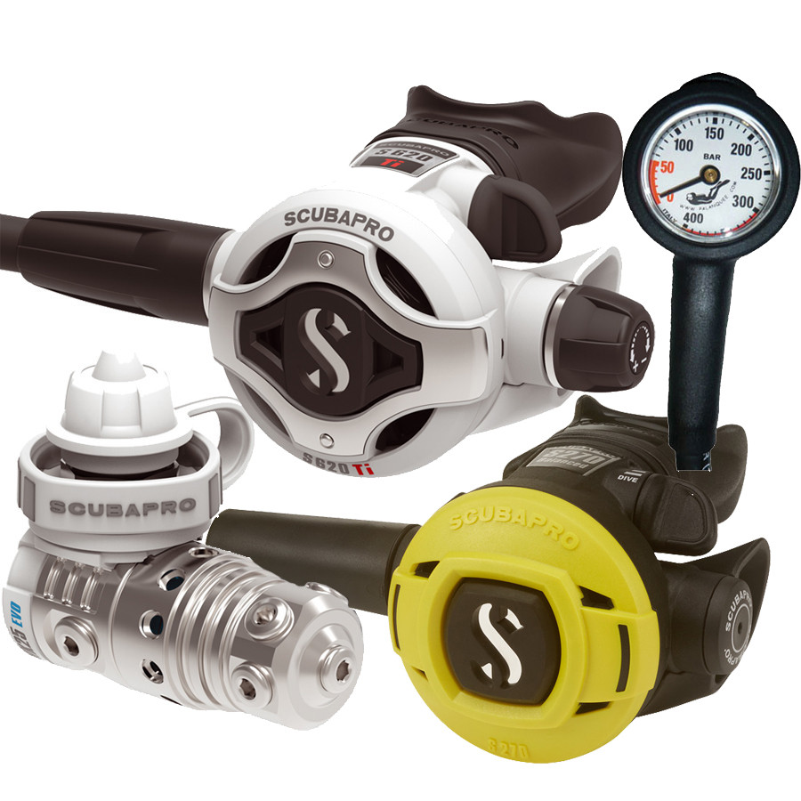 Pack MK25 EVO S620Ti WHITE SCUBAPRO 