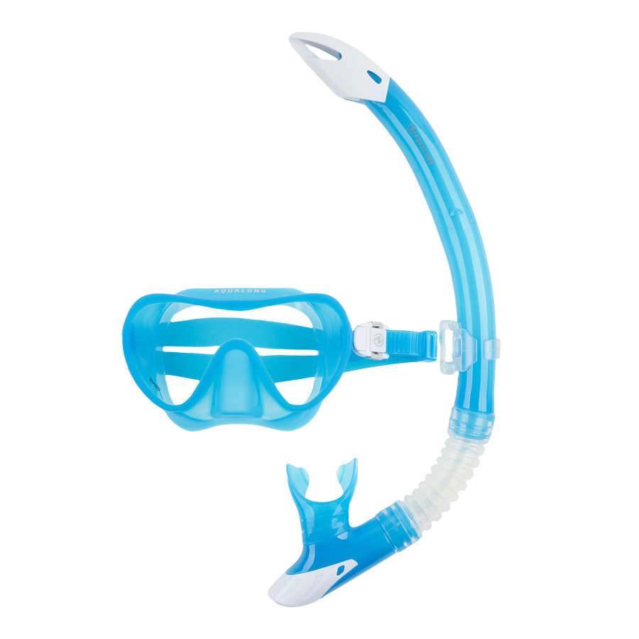 Pack NABUL AQUALUNG Masque et tuba Bleu Blanc