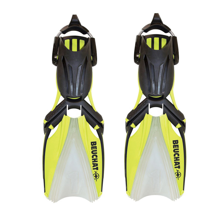 Palmes AQUABIONIC EVO BEUCHAT Jaune S-M