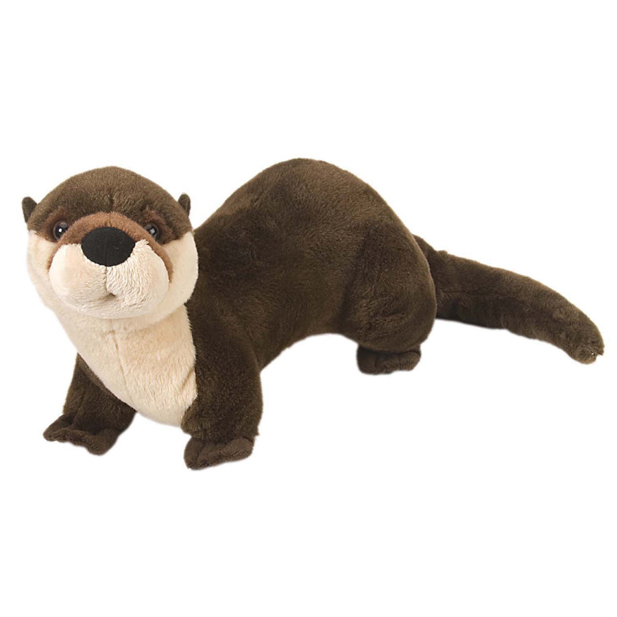 Peluche Loutre de rivière 30cm