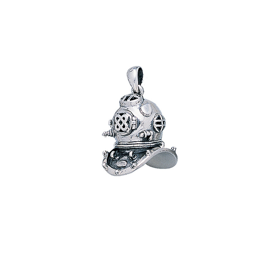 Pendentif Scaphandrier TURTLE PROD en Argent massif