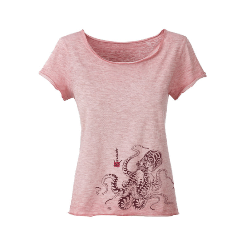 T-Shirt KANUMERA La Pieuvre Tatoo Dame