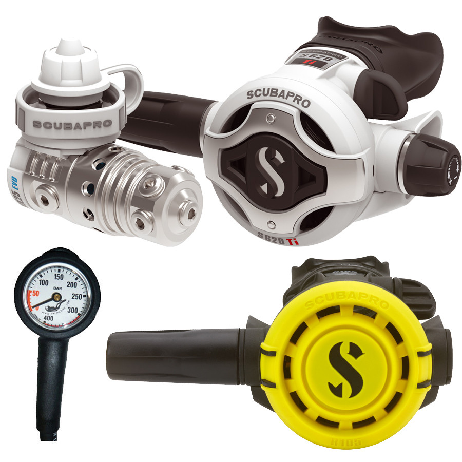 Pack MK25 EVO S620Ti WHITE SCUBAPRO 