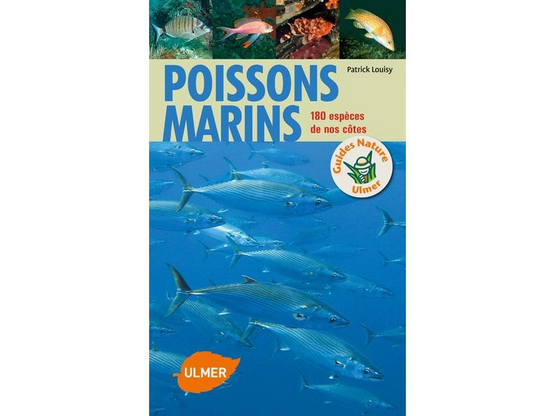 Livre Poissons Marins, 180 Espèces de Nos Côtes ULMER