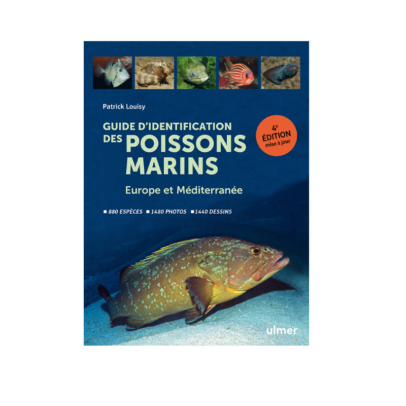 Livre Guide d’identification des poissons marins Europe & Médi ULMER 