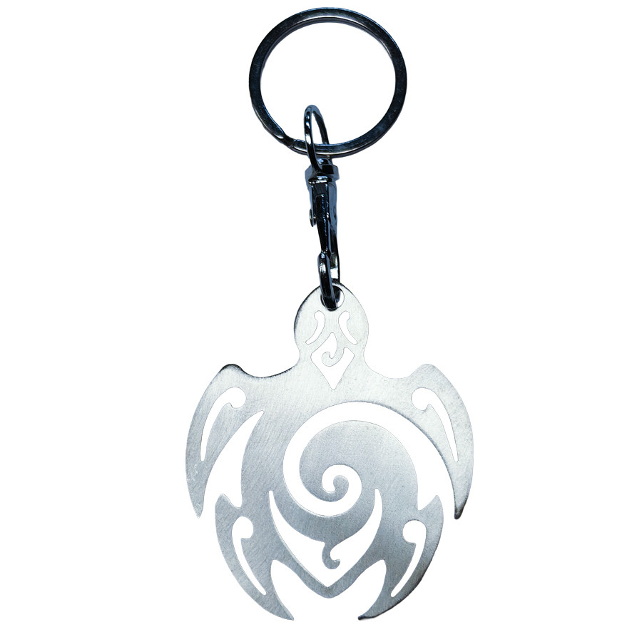 Porte clé Inox Brossé FENUA FACTORY Tortue