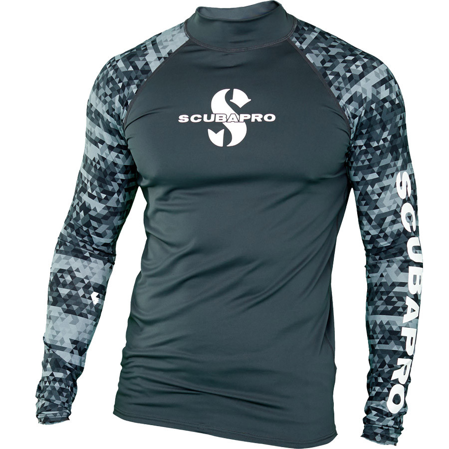 Lycra RASH GUARD GRAPHITE SCUBAPRO UPF 50