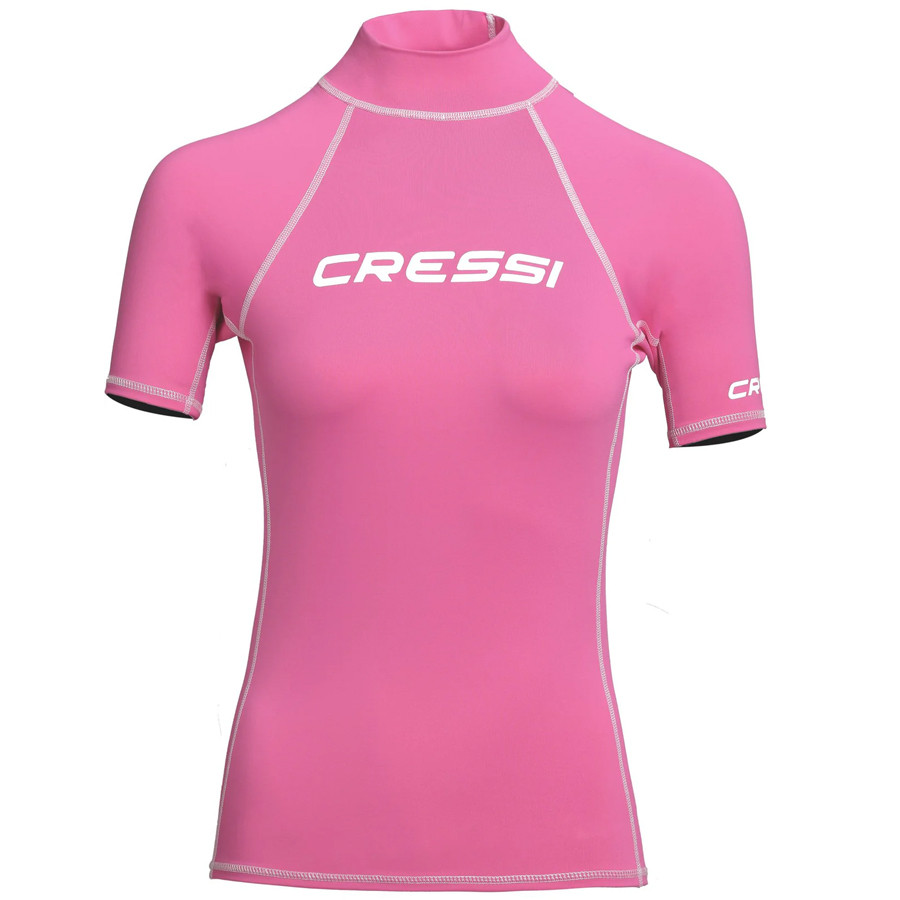 CRESSI SUB - Rash Guard Dive Center Manica Corta Donna Nero S - ePRICE