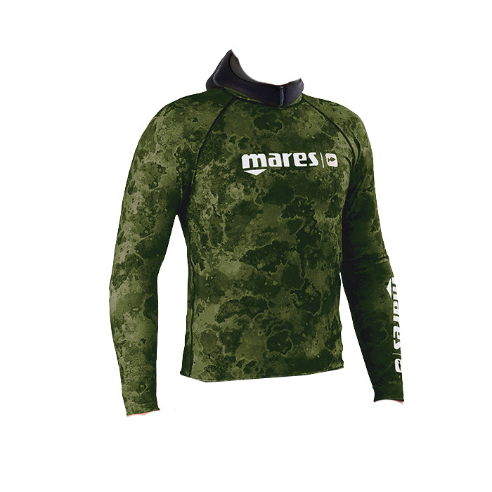 Top RASHGUARD CAMO GREEN MARES T6