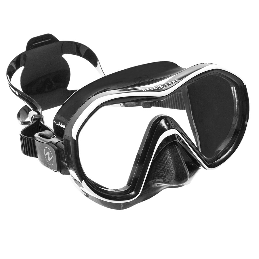 Masque REVEAL 1 AQUALUNG Noir Blanc Jaune