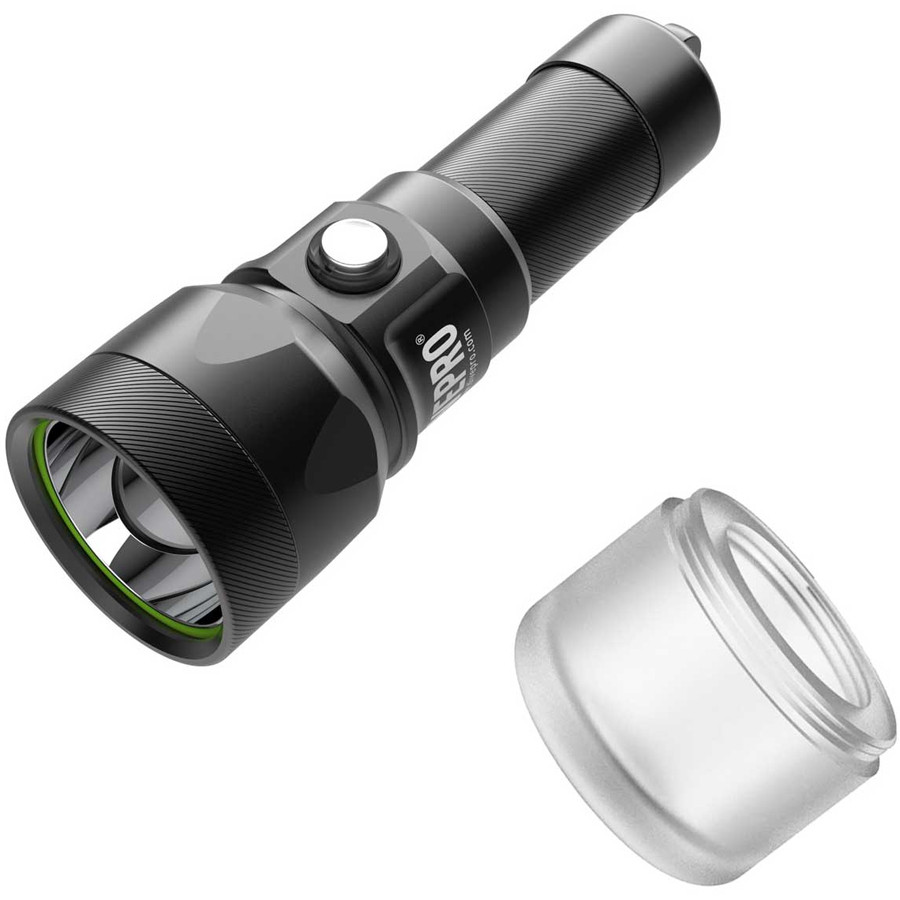 Phare S40E Extended DIVEPRO (by Bersub) avec diffuseur