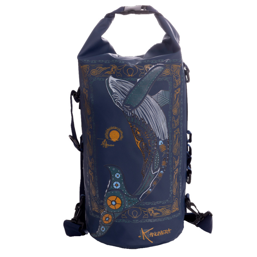 Sac à dos étanche ORIGINE KANUMERA Baleine Bleu Marine 15L