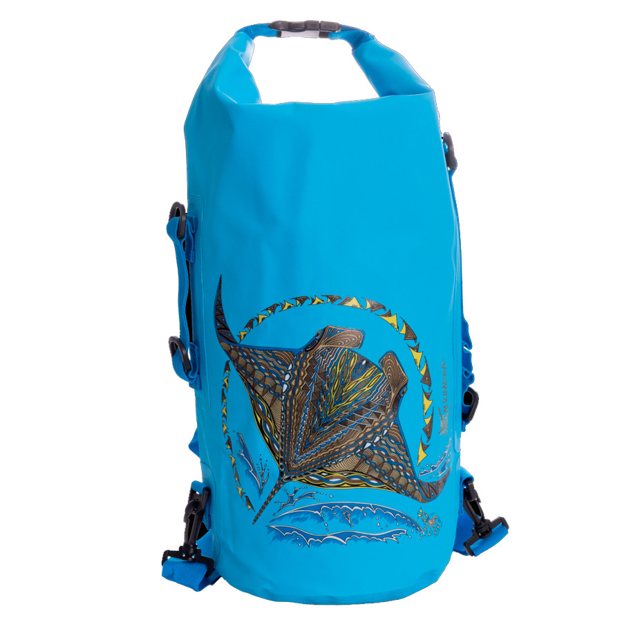 Sac à dos étanche ORIGINE KANUMERA Raie Bleu Ciel 15L