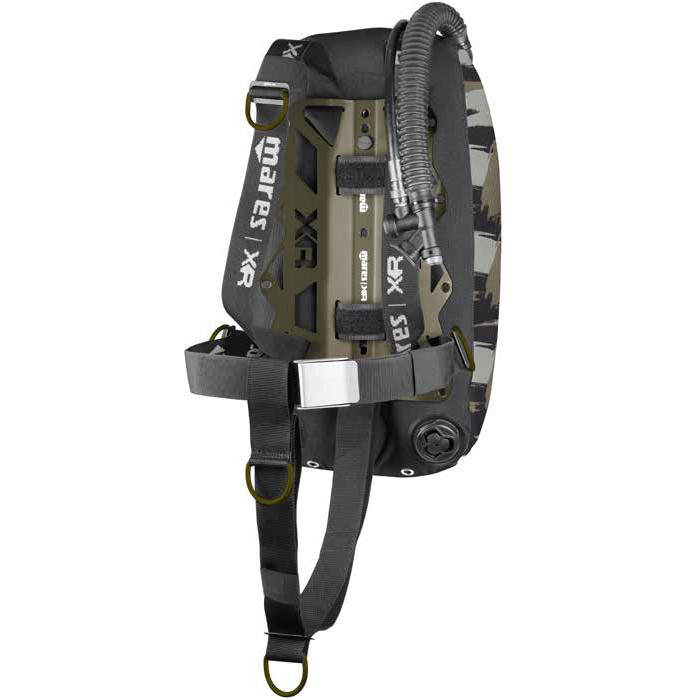 Harnais TACTICAL GREEN Single Backmount Set MARES XR