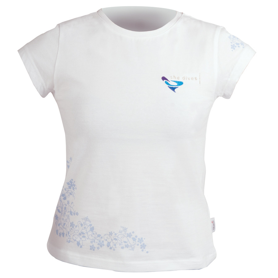 Tee Shirt She Dives MARES Blanc